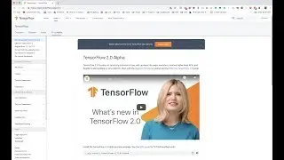 Tensorflow 2 0 - Getting started. 1st of many tutorials