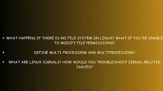 Linux AWS Interview Questions | Cloud Support Engineer