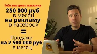 Реклама в фейсбуке: кейс на 250 000 руб в месяц