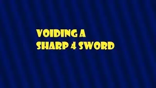 voiding a sharpness 4 in skywars