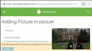How to get picture in picture *no root* android O Developer preview 3/4!
