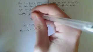Example of using information relating two terms in a recurrence relation