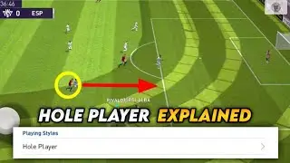 Hole Players Playing Style Explained with Gameplay | Pes Efootball 2021 Mobile