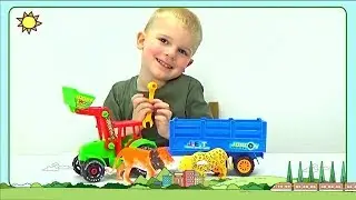 Игрушка Трактор с Прицепом 