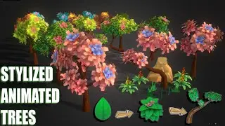 Stylized Hand-painted Trees in BLENDER (Beginner Tutorial)