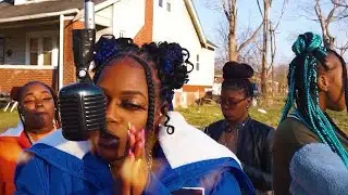 Lady Fe’ going beast (live performance ) #rap #live #freestyle