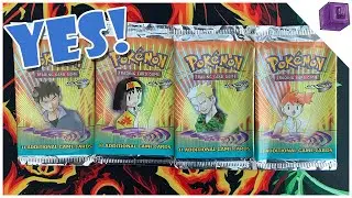 I PULLED MY FAVORITE CARD! Opening Gym Heroes Pokemon Packs!