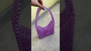 Кубические бусины с круглыми бусинами внутри #сумкаизбусин #сумканазаказ