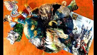 Collage Pumpkin and Library Book Sale