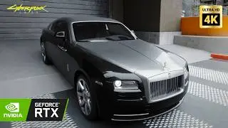 Ultra Realistic Rolls Royce in Cyberpunk 2077 | RTX 4K Max Settings | Insane Mods Showcase 🚗🔥