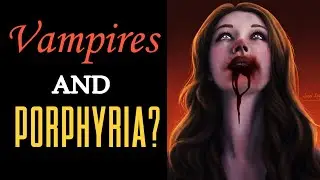 Vampires and Porphyria?? | Vampire Portrait | Drawlloween