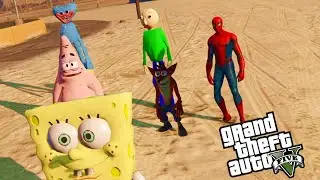 NOVA GANGUE AMENDOBOBO DO BOB ESPONJA | GTA V (MODS)