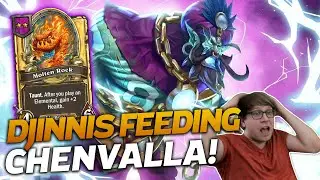 The Djinni's Made Chenvalla STRONG! | Hearthstone Battlegrounds | Savjz