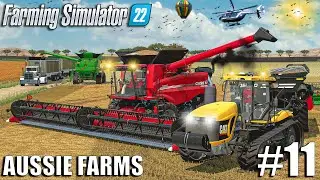 Harvesting CHICKPEAS and Planting NEW CROPS | Aussie Farms 22 | Farming Simulator 22
