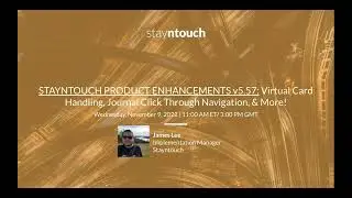 Stayntouch Product Enhancements v5.57