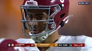 Bryce Young (Alabama QB) vs Tennessee 2022