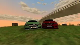 Дрифт на  Mercedes cls 63 Блек Раша! без смс и регистрации !