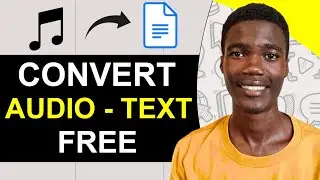 NEW! How to Convert AUDIO to TEXT for FREE ( FULL GUIDE) 