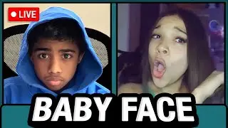 BABY FACE TROLLING on OMEGLE (LIVE)