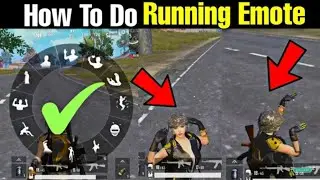 How To Do RUNNING EMOTE in Pubg Mobile || New Running Emote Trick Pubg Mobile || Knockout King ||