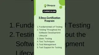 ISTQB Foundation Level Certification Program. Apply now!