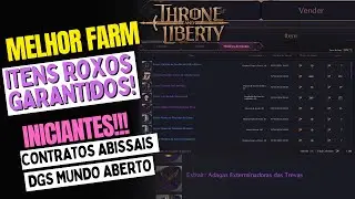 MELHOR FARM DE EQUIPAMENTOS ROXOS (EPICOS) do JOGO EXPLICADO THRONE AND LIBERTY