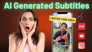 How to Add bilingual AI Subtitles & Captions to Any Video for Free (TikTok-Style!)