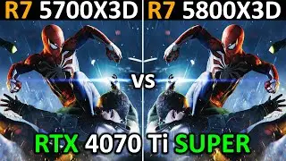 Ryzen 7 5700X3D vs Ryzen 7 5800X3D | RTX 4070 Ti Super | Test In 16 Games | Which One is Better? 🤔