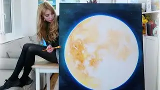 She teaches you to paint the moon