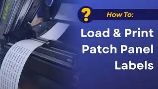 How to Print Patch Panel Labels with Fox-in-a-Box Professional Printer Kit | Step-by-Step Tutorial
