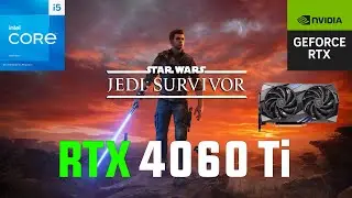 Star Wars Jedi Survivor RTX 4060 Ti (1080p,1440p,4K RayTracing FSR)
