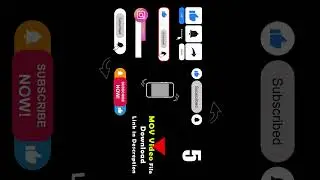 Like Share Subscribe Animation | Rotate your screen Animation  
