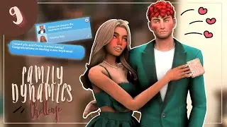 Making Things Official on Valentine's Day !!🖤😆 || SIMS 4 FAMILY DYNAMICS CHALLENGE #9