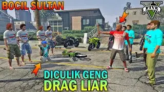 Elementary School Boy Kidnapped by Illegal Drag Bike Gang - GTA 5 SULTAN BOCIL