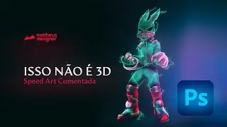 Transformando Desenho em 3D no Photoshop Ep.001 | Realistificando (inspirado em Benny).