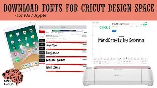 How to Download and Install any Font on your iPhone/iPad/iOs devices for Cricut Design Space