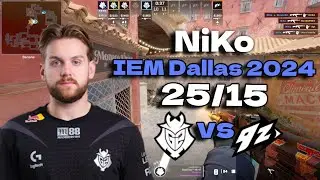 G2 NiKo (25/15) vs 9z (Inferno) @ IEM Dallas 2024 Semi-final 