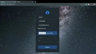 Registration form || Flask || Firebase