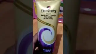 The best face wash | Elements Radiant Glow Face Wash review  in (hindi)