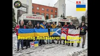 Delivering Ambulances to #Ukraine - December 2023 - 🇺🇦 🇬🇧