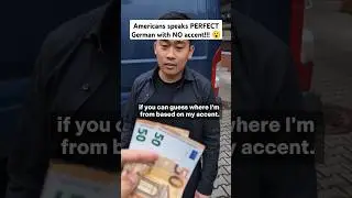American speaks PERFECT German with NO accent! 😂