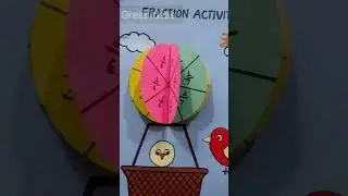 Fraction Activity | Fraction Project | Fraction TLM #fractionactivity #shorts