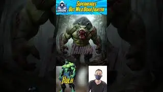 SuperheroesBut Wild Boar Fighter 🔥 Marvel vs DC #spiderman #marvel #dc #avengers #ai #edit #trending