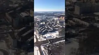 Город Московский - вид с самолета