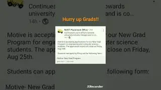 Motive - New Grad program | Deadline: 25th August