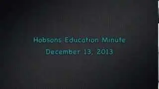 Hobsons Education Minute - December 13, 2013