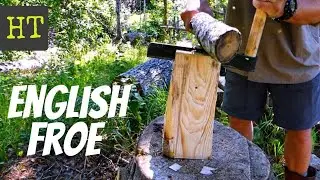 Using An English Froe