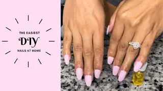 HOW TO DO GEL NAILS AT HOME || **NO ACRYLIC** || EASY DIY FAKE NAILS