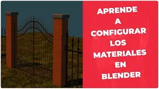 Como configurar los MATERIALES en BLENDER de forma RÁPIDA y SENCILLA