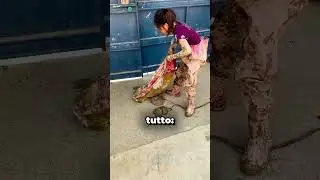 This Little Girl Never Comes Home Empty-Handed